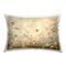 Swallows in Flower Meadow Decorative Printed Throw Pillow Design by Arlington Prints, 14 x 7 x 20